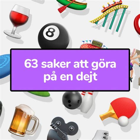 rolig dejt|36 saker att göra på en dejt